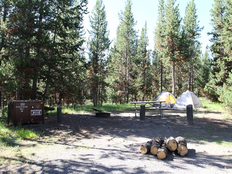 Indian Creek Campground site #28