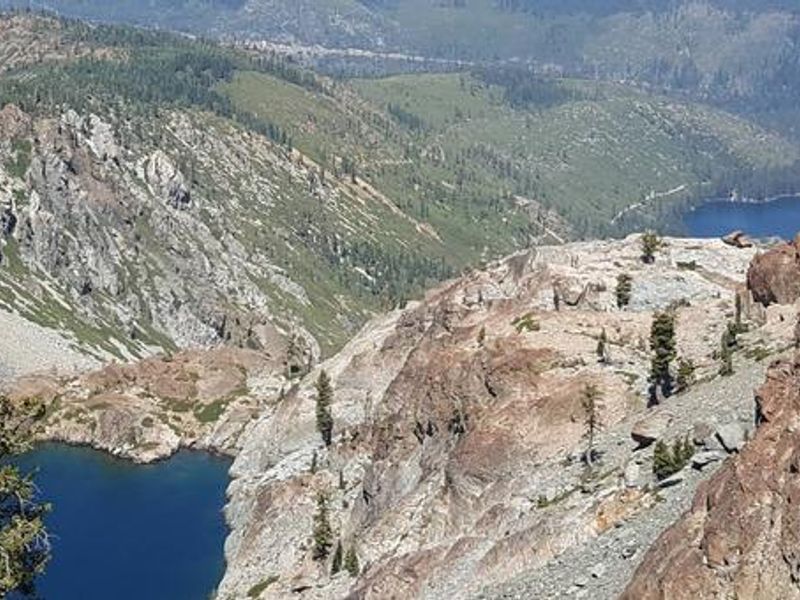 View from Sierra Buttes, near Diablo Campground