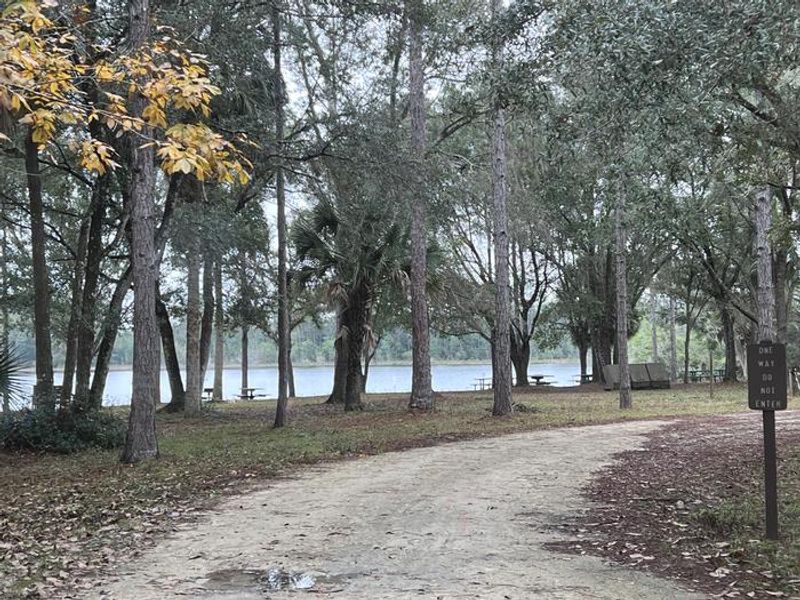 Fore Lake Day Use Area on a slow fall day.