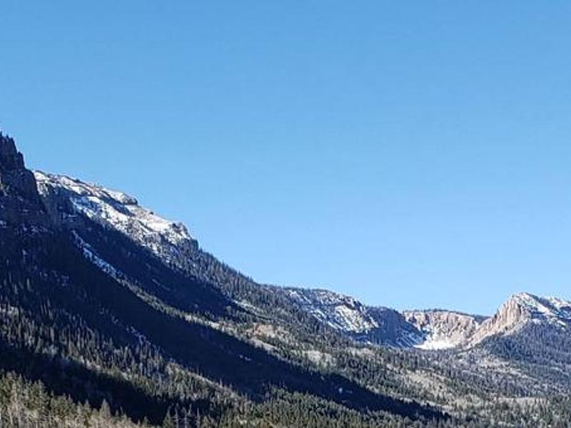 Approaching Rock Creek Cabin