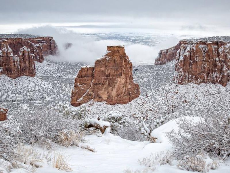 Winter in Colorado National Monument