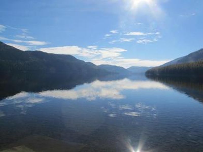View of Tally Lake from the beach