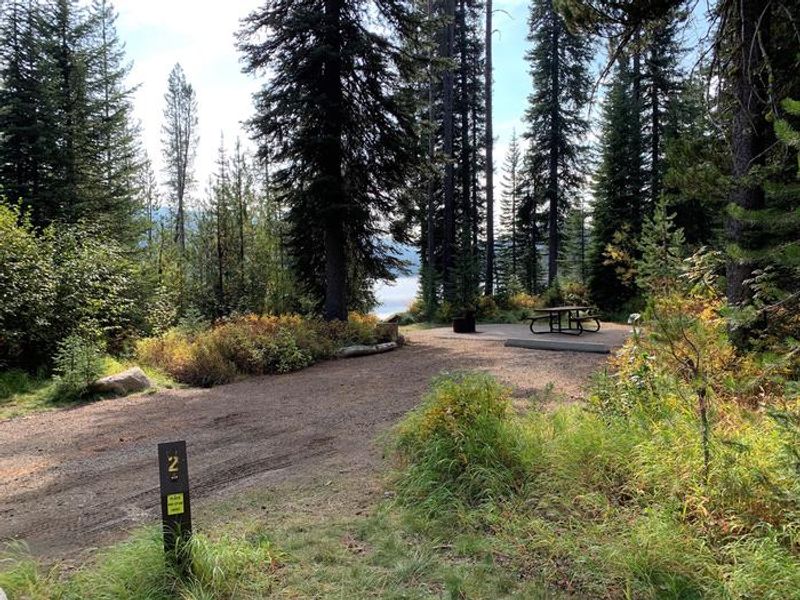 Upper Payette Lake Campground Site 4