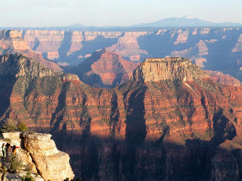 View from an observation point on the North Rim