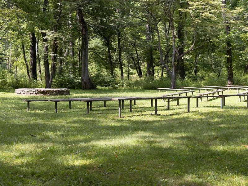 Maple Springs, accommodates large gatherings of families, scouts, wilderness groups.