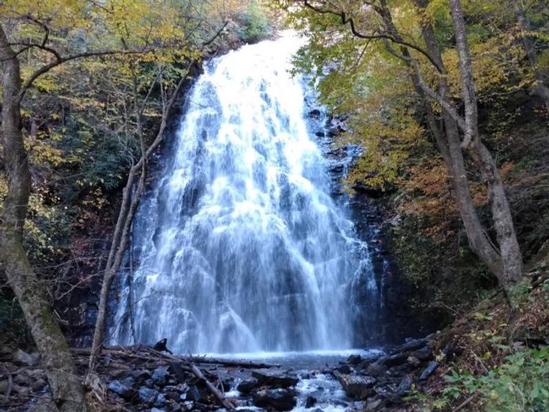 Beautiful Crabtree Falls plunges 70 feet and is accessible from the campground.