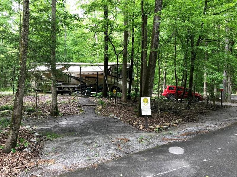 Campground host in RV campground