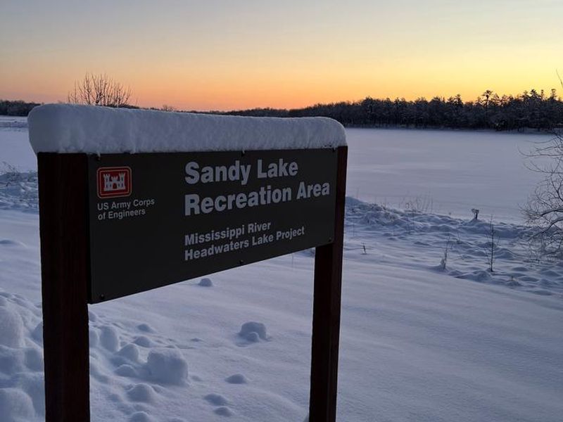 Winter Sunrise at Sandy Lake