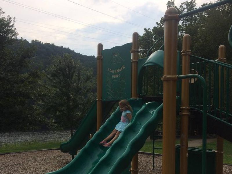 Having a fun day at Kendall below Wolf Creek Dam