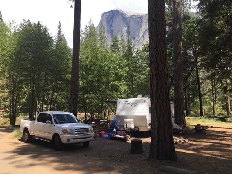 Lower Pines campsite