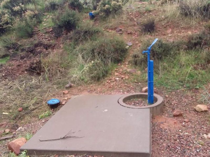 Frazier Campsite water pump