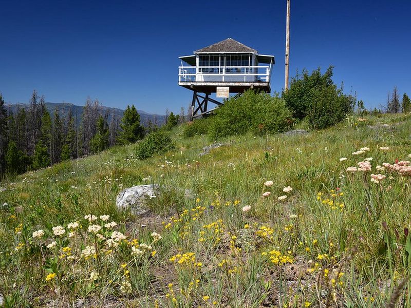 view of the lookout from afar