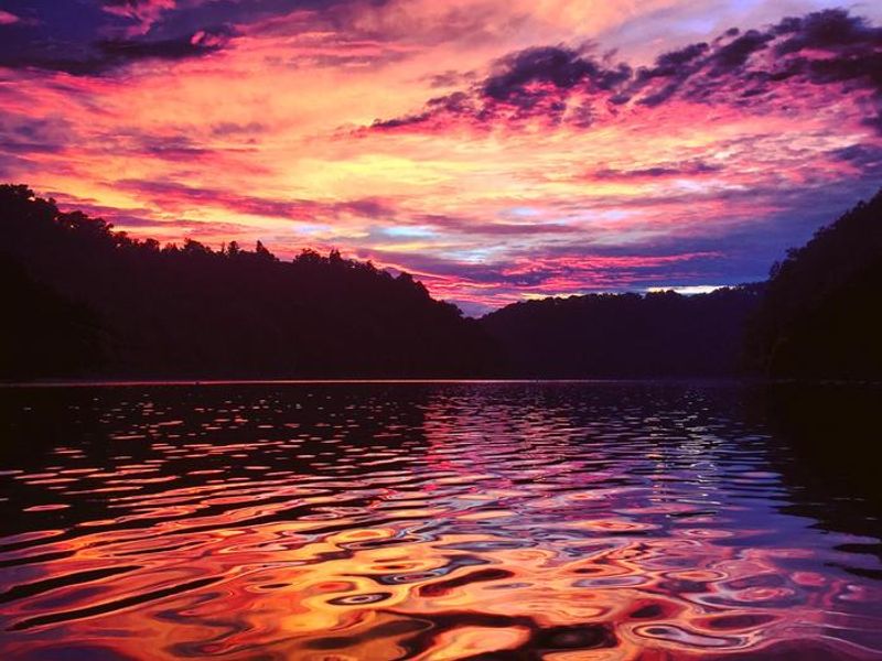 2017 photo contest entry of a sunset.