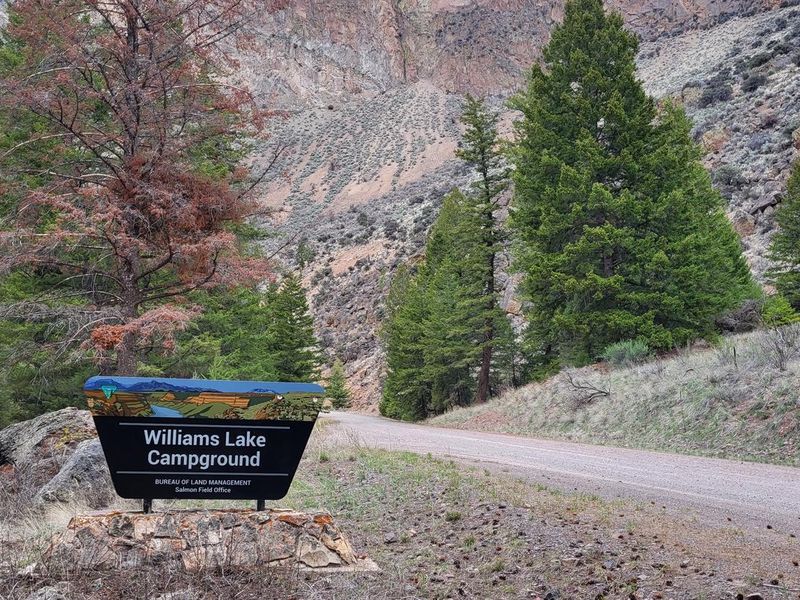Campground Entry Sign