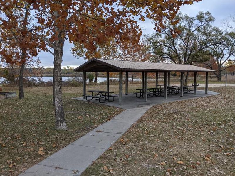 Outlet Park shelter that can be reserved