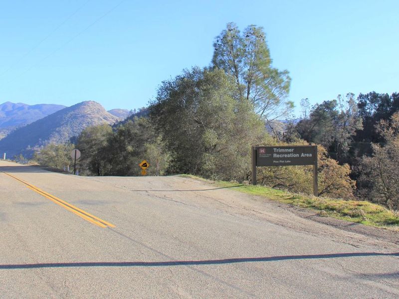 RECREATION AREA ENTRANCE FROM E. TRIMMER SPRINGS ROAD