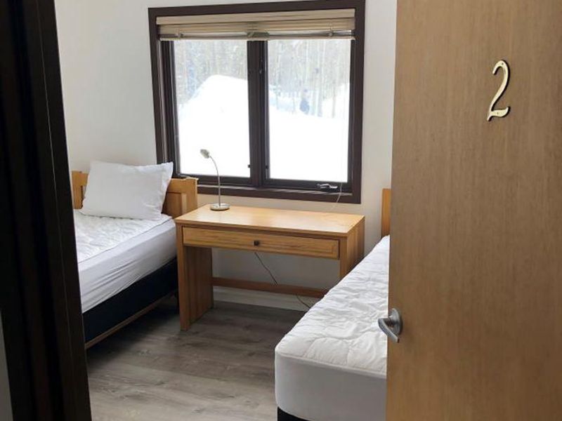 Photo of one of the Cabin's bedrooms