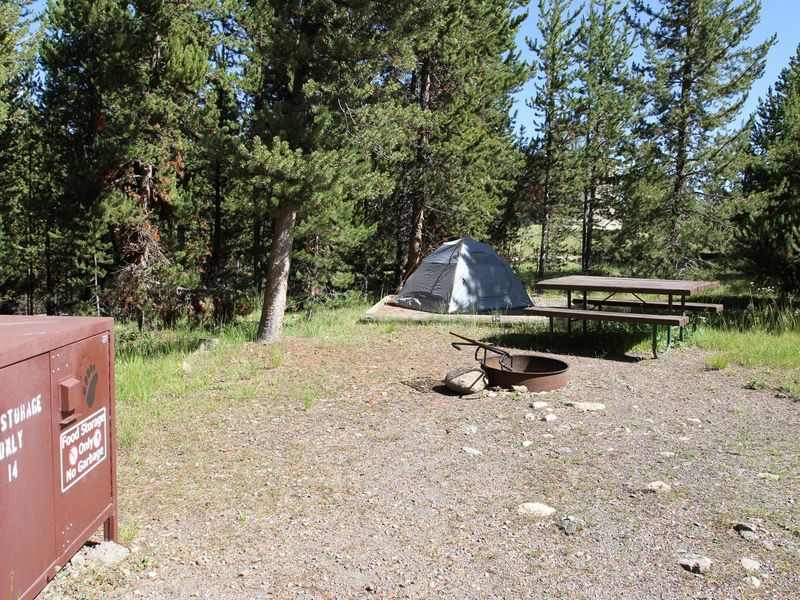 Indian Creek Campground site #14