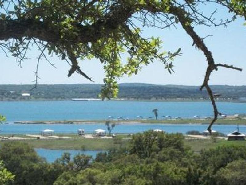 View from hill over Potters Creek Park