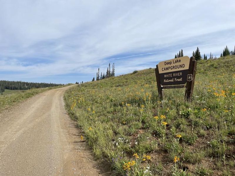 Deep Lake Campground entrance