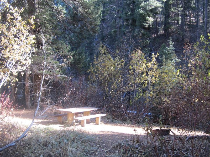 Ten Mile Site 3 is tucked away down a short path.