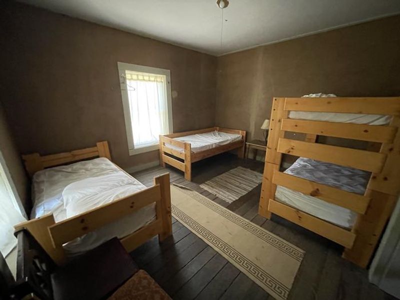 Bedroom of Kentucky Camp, sleeps 4 people.