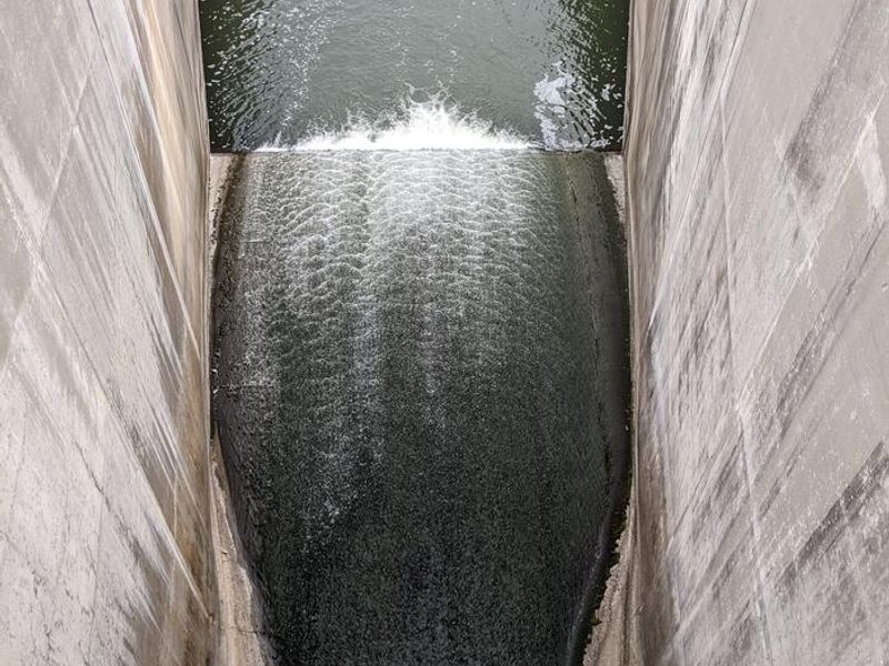 Outlet Park spillway