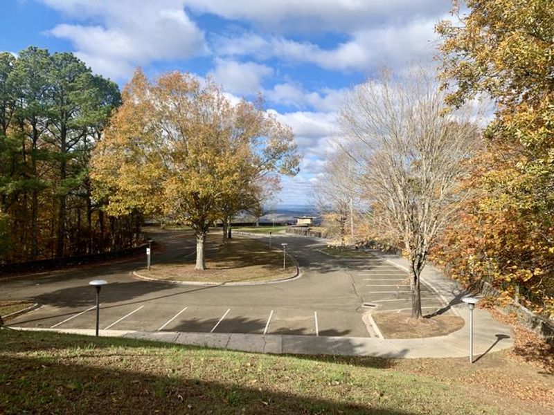 Parking area for Visitor Center.