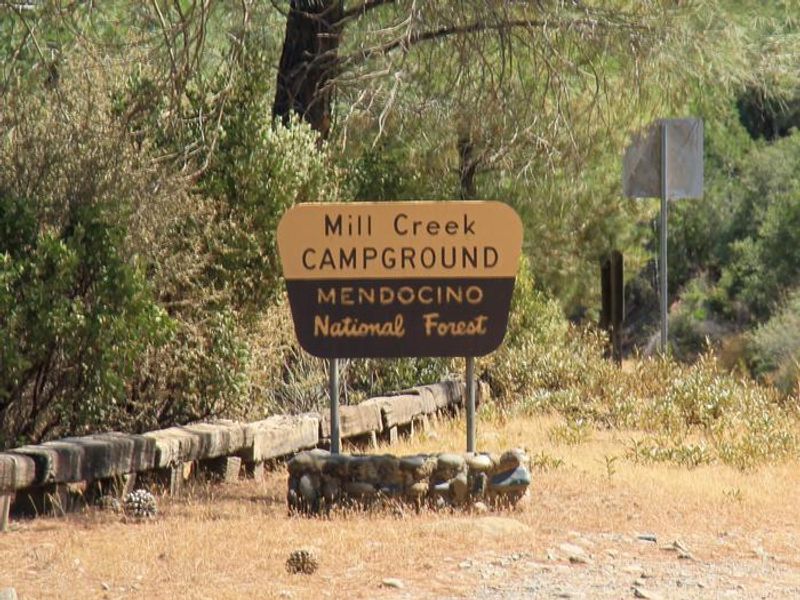 Mill Creek Campground Sign