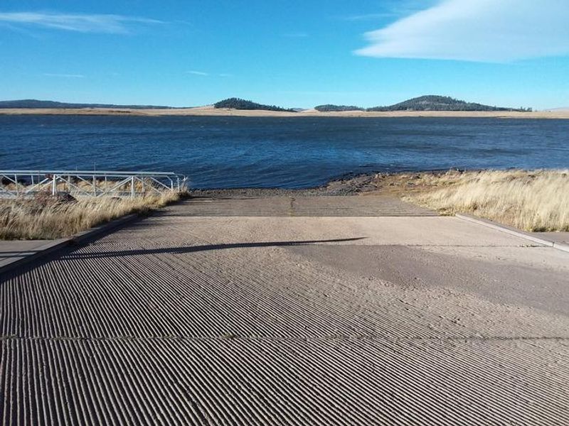 BROOKCHAR Campground Lake Boat Ramp