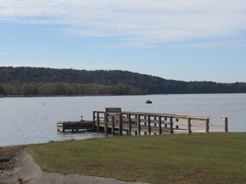 Courtesy Dock located at the Smith Ridge boat ramp, less than 1/2 mile from the campground