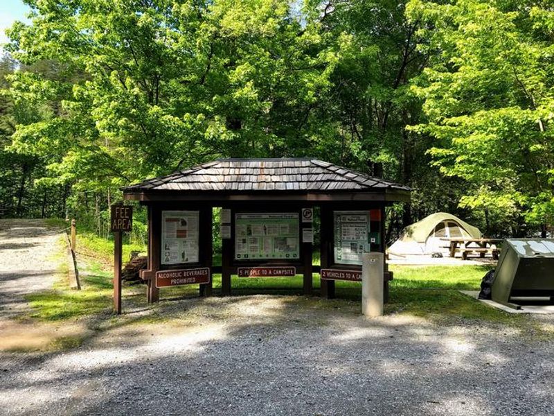 Campground information kiosk