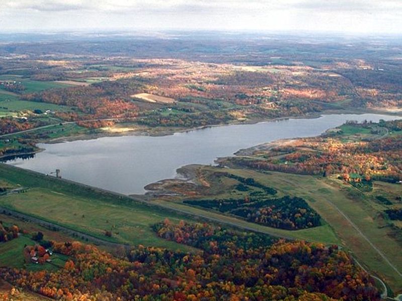 Woodcock Creek Lake Areal Photo