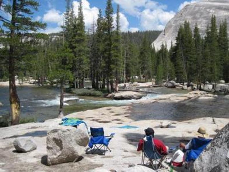 Tuolumne River, Lembert Dome in the background