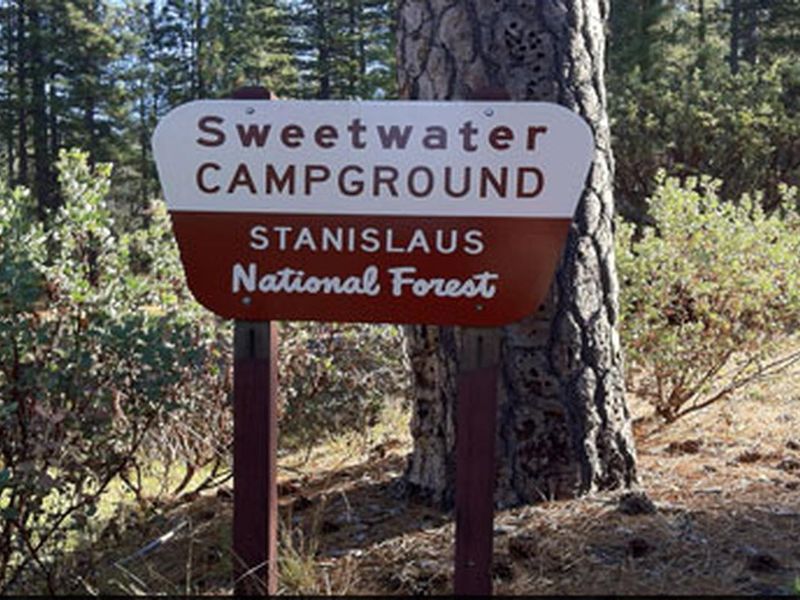 Sweetwater Campground Stanislaus National Forest Welcome Sign