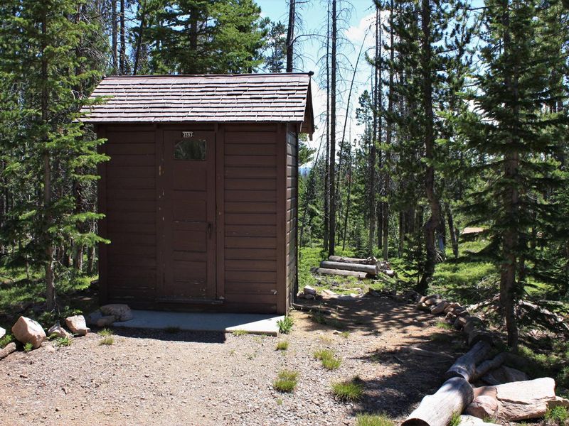 Spruce Mountain Fire Lookout Tower bathroom