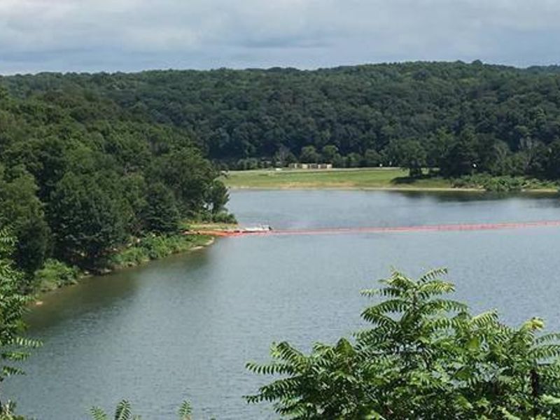 Crooked Creek Lake Dam Overlook