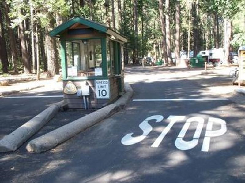 Lower Pines Campground Entrance