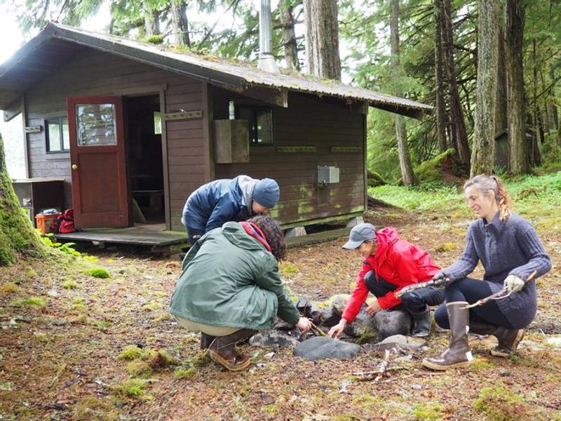 Exterior of Harding River Cabin
