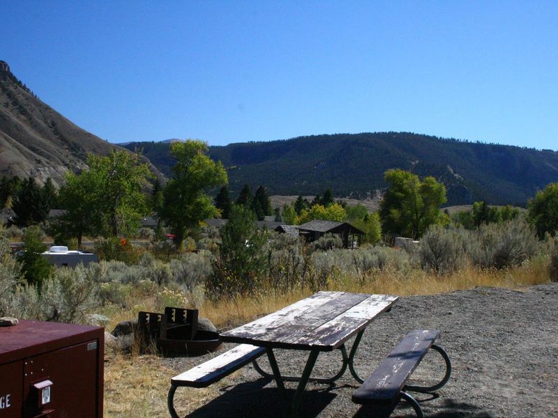 Mammoth Campsite #61, looking south