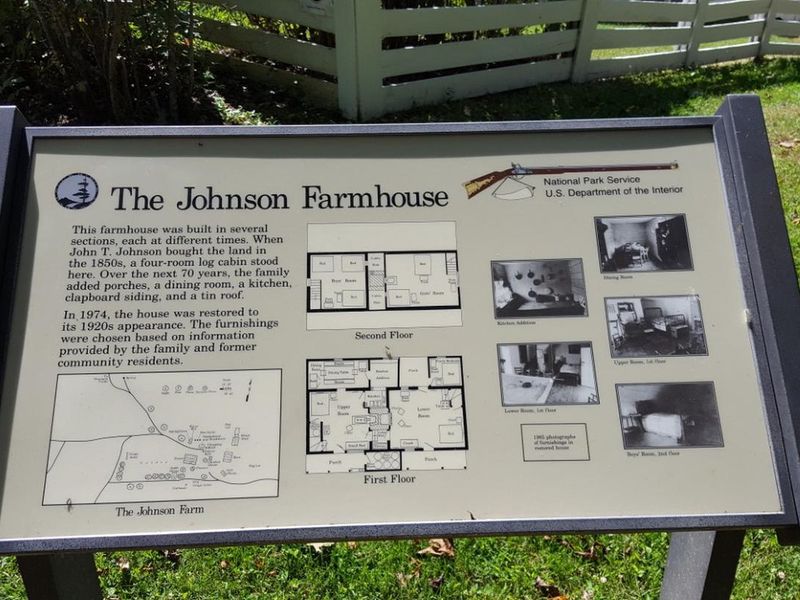 Information Sign Johnson Farm
