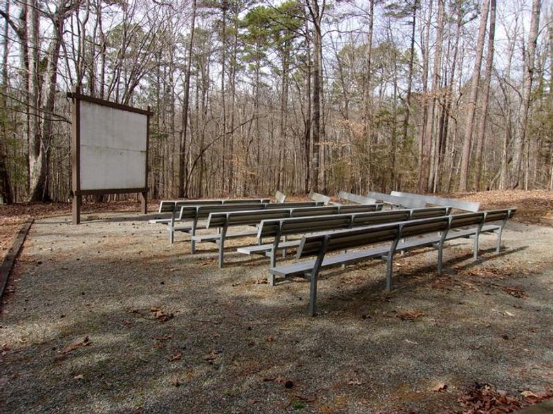 Welcome to Rudd's Creek Campground! This is the amphitheater located in the back loop of the campground. The amphitheater is only available to the campers due to the limited parking. 