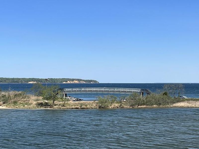 view of fishing bridge at Hogs Point Campground
