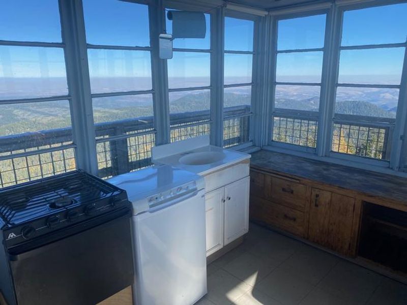 Interior of Flag Point lookout.