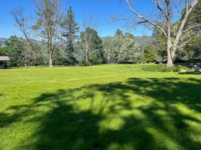 Seen here is grass area of the Overlook Day-Use Area.