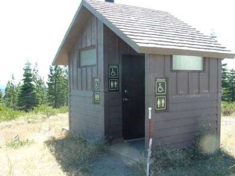 Outside Vault Toilet