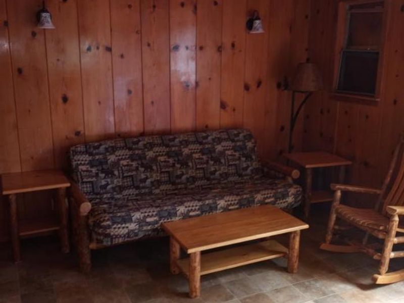 A photo of facility HIRZ CABIN living room