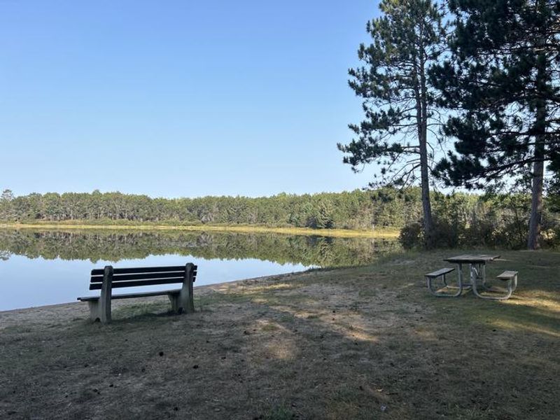 A photo of facility Mack Lake ORV Campground with Picnic Table