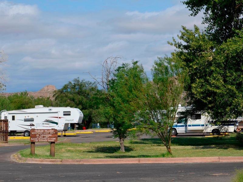 Rio Grande Village RV Campground is the only camping with hookups available in the park.