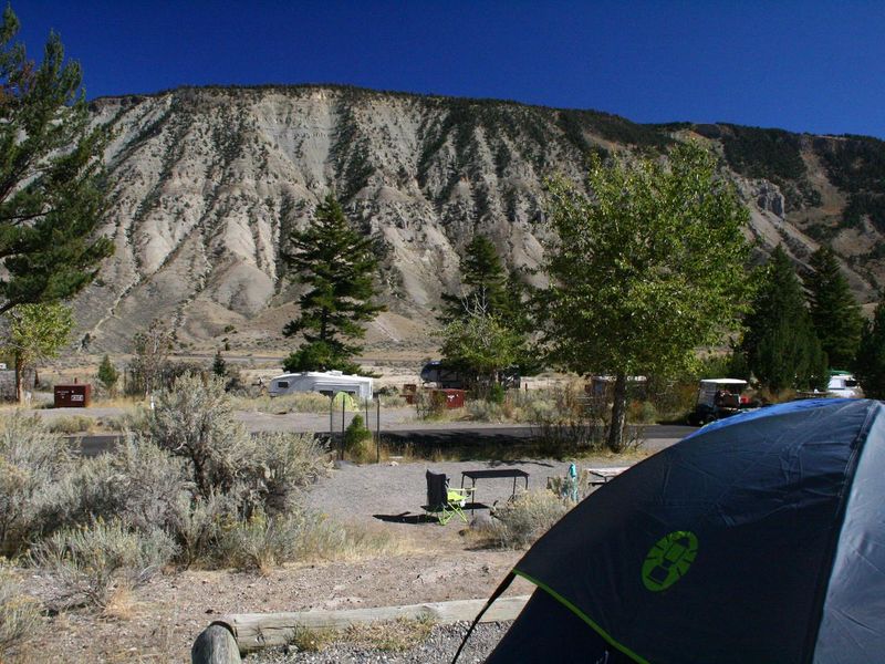 View to the east from Mammoth Campsite #84